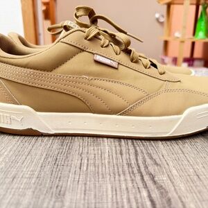 Puma RARE Soft Foam Casual Shoes Men's Size 12 Tan Brown Khaki